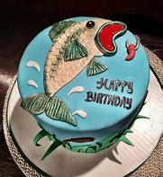 fish birthday cake