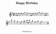 Content image for happy birthday flute