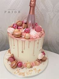 rose gold birthday cake