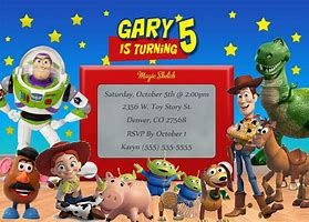 toy story birthday invitations